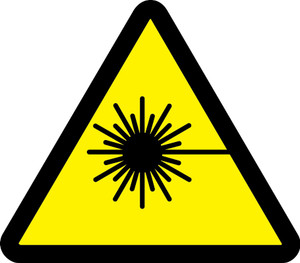 MISO364VS ISO Warning safety sign- Laser Beam Sign MISO364VS ISO Warning safety sign- Laser Beam Sign