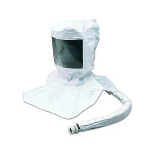 Allegro 9911-C Maintenance Free Tyvek Hood CF SAR Assembly w/ Susp. & Personal Air Cooler w/ Hansen Fitting Allegro 9911-C Maintenance Free Tyvek Hood CF SAR Assembly w/ Susp. & Personal Air Cooler w/ Hansen Fitting