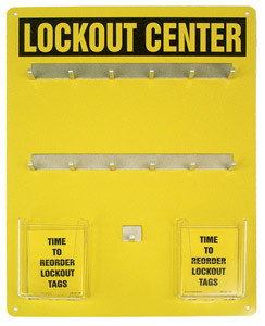 Accuform KST412 - Lockout Center Aluminum Hanger Boards: 12-Padlock Board Accuform KST412 - Lockout Center Aluminum Hanger Boards: 12-Padlock Board