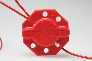 Accuform KDD637 - STOPOUT Twist 'n Lock Cinch Lockout Hasp - 6' Cable Accuform KDD637 - STOPOUT Twist 'n Lock Cinch Lockout Hasp - 6' Cable