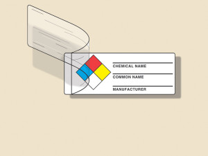 Self-Laminating NFPA Diamond Identifier Roll Labels - 1" x 3" - 100/Roll Self-Laminating NFPA Diamond Identifier Roll Labels - 1" x 3" - 100/Roll