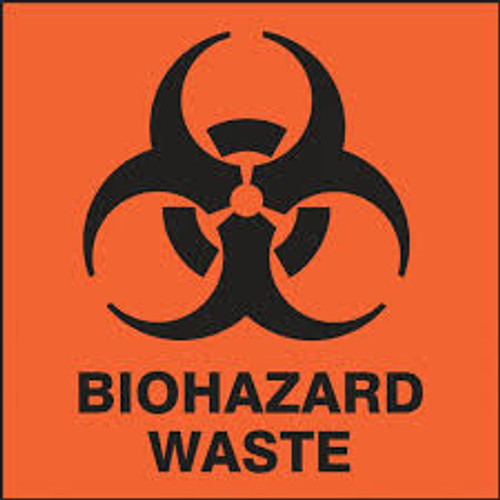 Biohazard Waste Labels