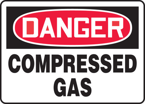 Danger  Compressed Gas