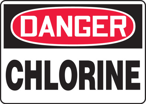 Danger - Chlorine - Dura-Plastic - 14'' X 20''