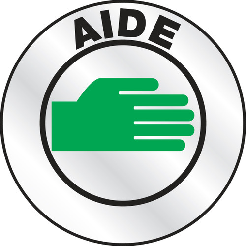 Aide Emergency Response Helmet Sticker