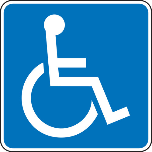 New York & Texas Handicap Graphic Sign