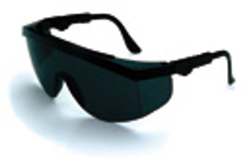 Crews Safety Glasses  Tomahawk Black Frame/ Gray Lens (12 Pair)