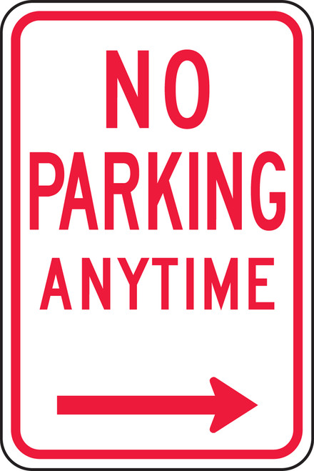 No Parking Anytime Sign 2