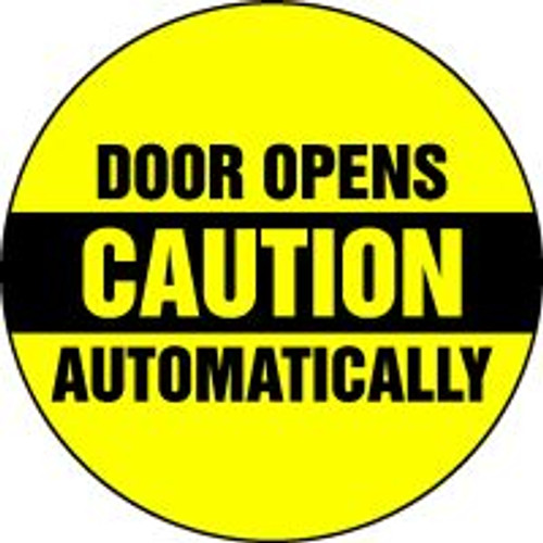 Door Opens Automatically Sign