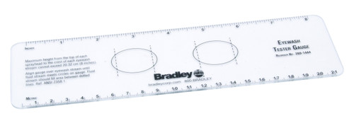 Bradley 269-1444 Eyewash test gauge