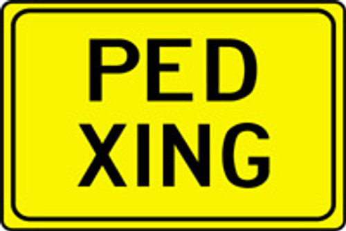 Ped Xing Sign