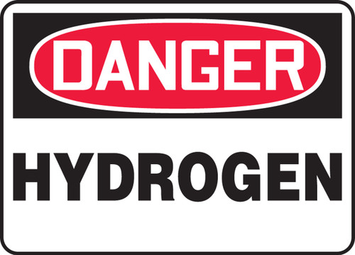 MCHL176VS Danger Hydrogen Sign