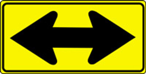 Two Way Arrow Sign- Direction Sign- 18" x 36"