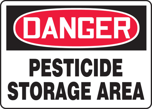 Danger Pesticide Storage Area Sign MCAW100