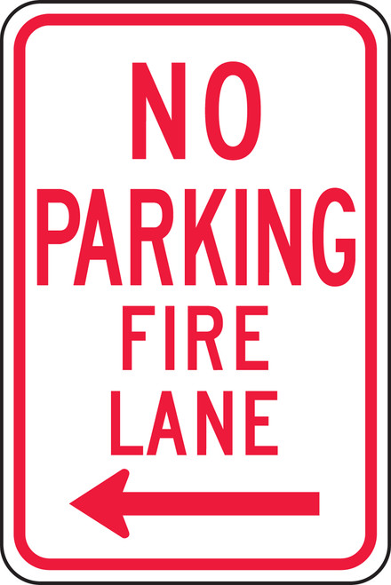 No Parking Fire Lane SIgn