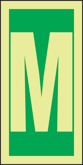 Letter M IMO Sign