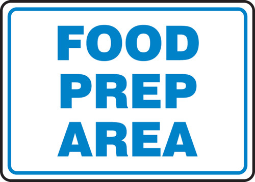 Food Prep Area - Accu-Shield - 7'' X 10''