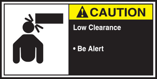 Low Clearance Be Alert Sign