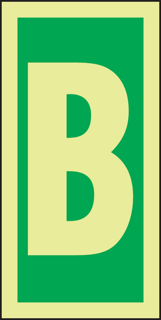 Letter B IMO Sign