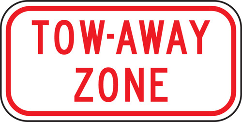 Tow-away Zone Sign