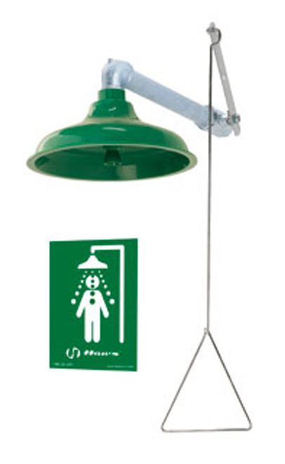 Haws 8122 Horizontal or Vertical Emergency Drench Shower