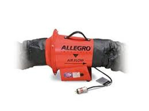 Allegro 9513-01I AC Axial explosion proof inline booster blower