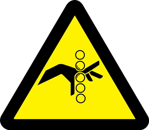 Pinch Point Hazard ISO Symbol