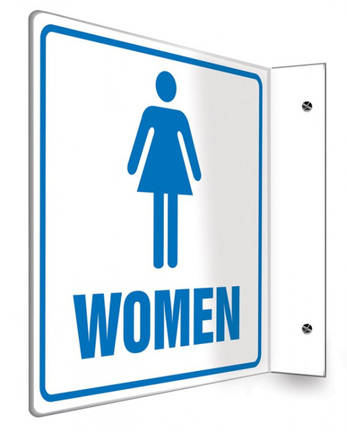 Women - 90D 8" x 8" - Safety Panel - Projection Sign