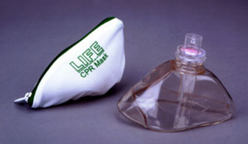 LIFE CPR MASK AND VALVE WITH ZIPPER BELT-BAG