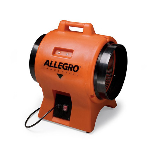 Allegro 9539-12DC 12" Axial DC Industrial Plastic Blower, 12V