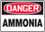 Danger - Ammonia - Plastic - 7'' X 10''