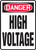 Danger - High Voltage - Dura-Plastic - 14'' X 10'' Danger - High Voltage - Dura-Plastic - 14'' X 10''