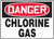 Danger - Chlorine Gas - Aluma-Lite - 7'' X 10''