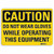 Caution - Do Not Wear Gloves While Operating This Equipment - Re-Plastic - 7'' X 10''