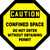 Caution - Confined Space Do Not Enter Without Obtaining Permit - Plastic - 12'' X 12''