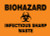 Biohazard Infectious Sharp Waste Sign
