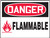 MCHL148VP Danger Flammable Sign