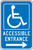 Accessible Entrance ----> (w/graphic)