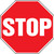 Stop - Adhesive Vinyl - 12'' X 12''