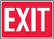 Exit - Adhesive Vinyl - 10'' X 14'' - Safety Sign