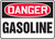 MCHL241XV Danger Gasoline Sign MCHL241XV Danger Gasoline Sign