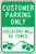 Customers Parking Only Violators Will Be Towed Sign Customers Parking Only Violators Will Be Towed Sign