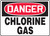 Danger - Chlorine Gas - Accu-Shield - 7'' X 10''