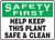 Safety First - Help Keep This Plant Safe & Clean - .040 Aluminum - 7'' X 10'' Safety First - Help Keep This Plant Safe & Clean - .040 Aluminum - 7'' X 10''