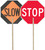 Paddle Signs- 24" Stop On One Side And Slow On The Other