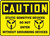 Caution - Static Sensitive Devices Do Not Enter Without Grounding Devices (W/Graphic) - Re-Plastic - 10'' X 14''