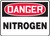 Danger - Nitrogen - Aluma-Lite - 7'' X 10''