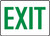 Exit - Dura-Plastic - 7'' X 10'' 1