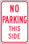 No Parking This Side