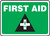 First Aid (W-Graphic) - Adhesive Vinyl - 10'' X 14''